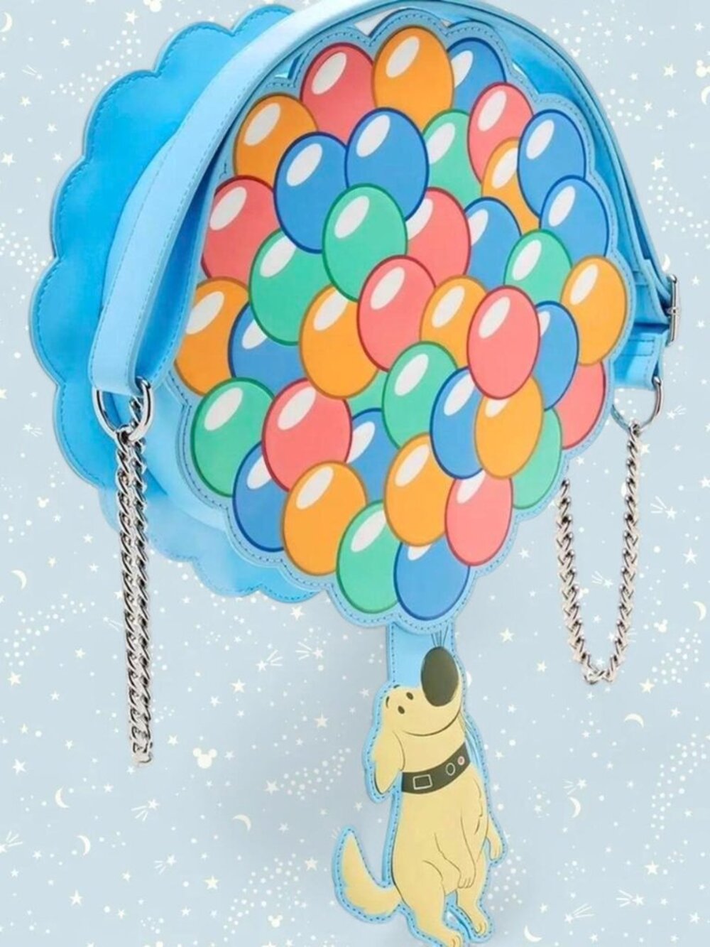 NWT Disney Loungefly Pixar Up Dug Balloon House Crossbody Bag - Picture 2 of 4